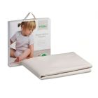 The Little Green Sheep Waterproof Mattress Protector to fit Oval Stokke Sleepi / Leander Cot 68x120cm - Natural