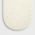 The Little Green Sheep Organic Moses Basket Fitted Sheet - Linen Rice