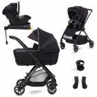 Silver Cross Dune Pushchair with First Bed Carrycot + Travel Pack - Space