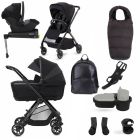 Silver Cross Dune Pushchair with First Bed Carrycot + Ultimate Pack - Space