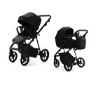 Mee-go Milano EVO 2 in 1 Stroller - Abstract Black