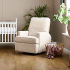 Obaby Madison Swivel Glider Recliner Chair - Oatmeal