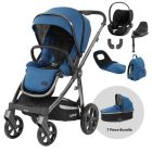 BabyStyle Oyster 3 Luxury 7 Piece Cybex Cloud T i-Size Travel System Bundle - Kingfisher