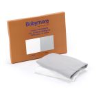 Babymore Air Motion Gliding Crib Fitted Sheets - White & Grey