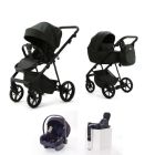 Mee-go Milano EVO 3 in 1 Plus Base Travel System - Racing Green
