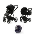 Mee-go Milano EVO 3 in 1 Travel System - Abstract Black