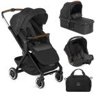 Jane Newel + Micro Pro + koos iSize R1 Travel System - Cold Black