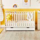 Ickle Bubba Coleby Classic Cot Bed & Under Drawer - White
