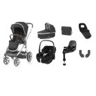 BabyStyle Oyster 3 Luxury 7 Piece Maxi Cosi Pebble 360 Pro Travel System Bundle - Cavier