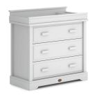 Boori 3 Drawer Dresser with Squared Changing Station - White