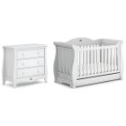 Boori Sleigh Royale 2 Piece Room Set (with Chest) - White