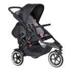 Phil & Teds Sport Pushchair + Double Kit - Charcoal