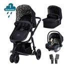 Cosatto Giggle 3in1 i-size Pushchair Bundle -Silhouette