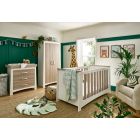 CuddleCo Ada 3pc Nursery Furniture Set - White/Ash
