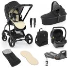 egg2 Special Edition Luxury Shell I-SIZE Bundle  - Just Black