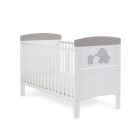 Obaby Grace Inspire Cot Bed - Elephants Grey