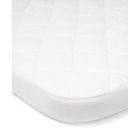 Mamas & Papas Lua Bedside Crib Mattress Protector - White