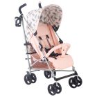 My Babiie MB02 Stroller - Pink and Grey Chevron