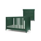 Mamas & Papas Melfi 2 Piece Cot Bed & Dresser Set - Green