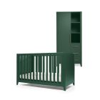 Mamas & Papas Melfi 2 Piece Cot Bed & Storage Wardrobe Set - Green