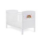 Obaby Grace Inspire Cot Bed - Rainbow Multicolour
