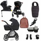Silver Cross Reef Pushchair with First Bed Carrycot + Ultimate Pack - Orbit