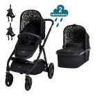 Cosatto Wow XL 3 in 1 Pushchair and Carrycot Bundle - Silhouette