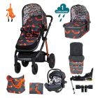 Cosatto Wow 2 Acorn Pushchair Everything Bundle - Charcoal Mister Fox