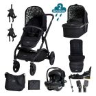 Cosatto Wow XL Pushchair Everything Bundle - Silhouette