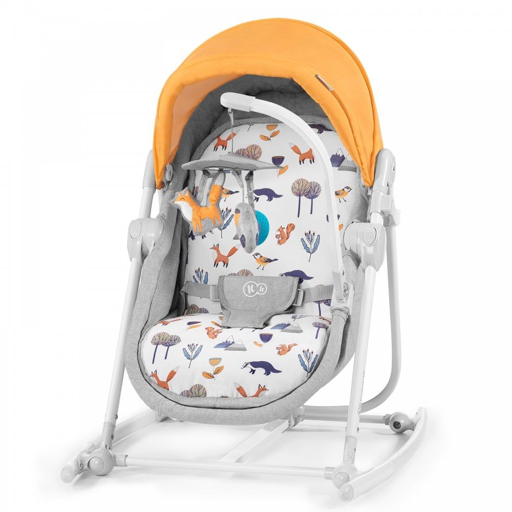 Kinderkraft Chair Bouncer UNIMO 5in1 Electric Rocker Swing Cot Folded with Re... 