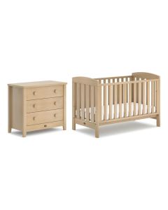Boori Alice 2 Piece Room Set (with 3 Drawer Chest Changer) - Almond
