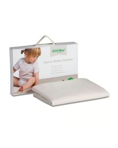 The Little Green Sheep Waterproof Mattress Protector to fit Boori / Stokke Home Cot / Pottery Barn Kids 70x132cm - Natural