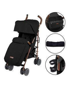 Ickle Bubba Discovery Prime Stroller - Black 