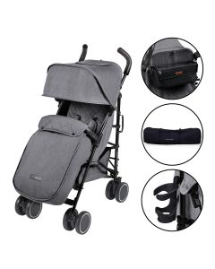 Ickle Bubba Discovery Prime Stroller - Graphite Grey