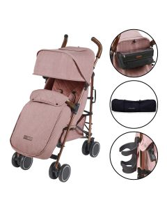 Ickle Bubba Discovery Prime Stroller - Dusty Pink