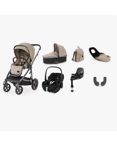 BabyStyle Oyster 3 Luxury 7 Piece Maxi Cosi Pebble 360 Pro Travel System Bundle - Butterscotch