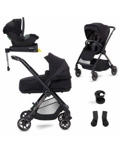 Silver Cross Dune Pushchair with Compact Carrycot + Travel Pack - Space