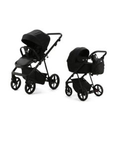 Mee-go Milano EVO 2 in 1 Stroller - Abstract Black
