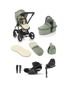 egg® 2 Luxury Pushchair and Cloud T i-Size Car Seat Special Edition Bundle - Seagrass