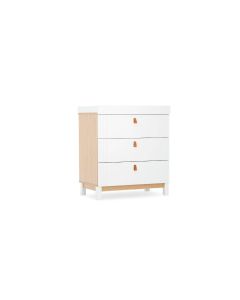 CuddleCo Rafi Dresser Changer - Oak/White