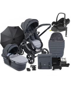 iCandy Peach 7 Maxi Cosi Cabriofix i-Size Complete Travel System Bundle - Truffle