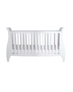 Gaia Baby Leto Cot Bed - All White