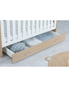 Babymore Drawer For Luno Veni Cot Bed - Oak