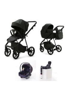 Mee-go Milano EVO 3 in 1 Plus Base Travel System - Racing Green