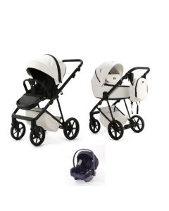 Mee-go Milano EVO 3 in 1 Travel System- Pearl White