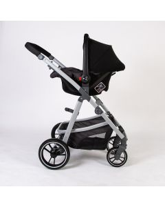 Red Kite Push Me Savanna 3 in 1 Travel System with Infant Carrier - Graphite