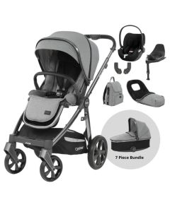 BabyStyle Oyster 3 Luxury 7 Piece Cybex Cloud T i-Size Travel System Bundle - Moon