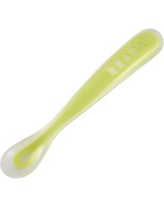 Beaba 1st Stage Silicone weaning Spoon - Neon