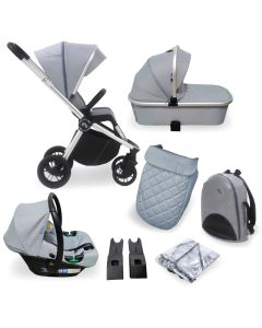 My Babiie MB450i Travel System - Steel Blue
