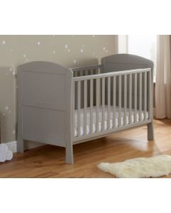 Babymore Aston Dropside Cot Bed - Grey